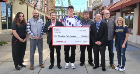 Circus Saints and Sinners Donates $3,500 to Wheeling Park Hockey